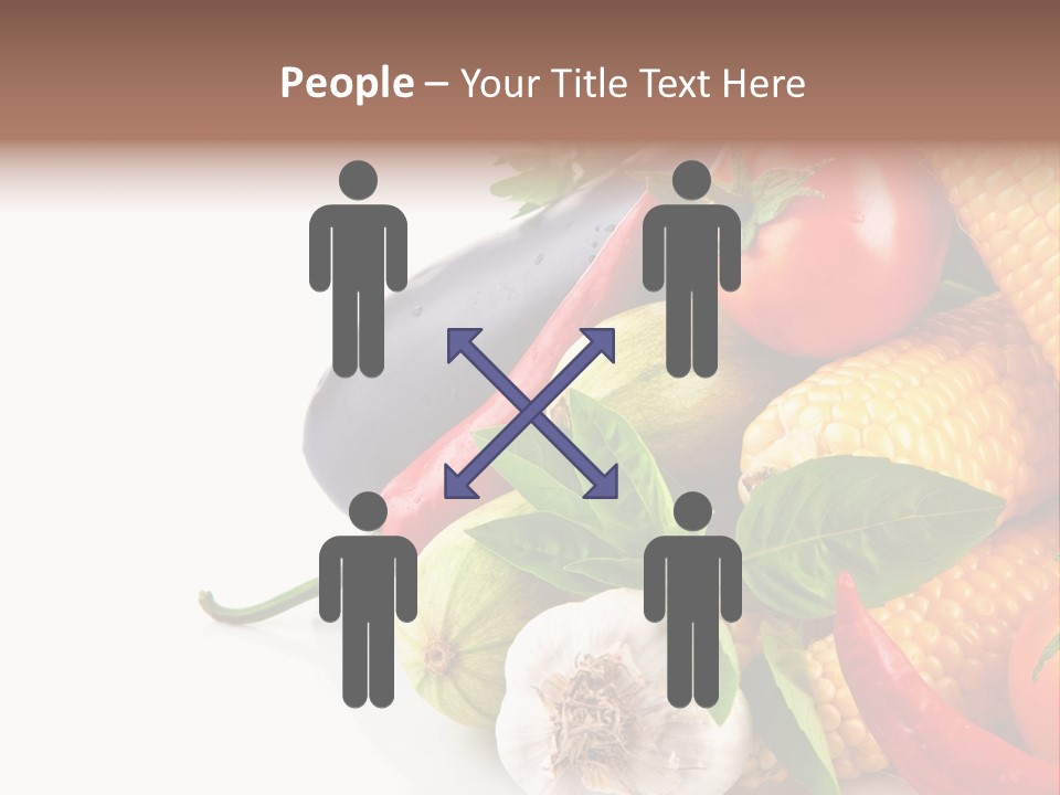 Sieve Pepper Vegetable PowerPoint Template