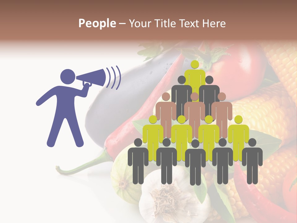 Sieve Pepper Vegetable PowerPoint Template