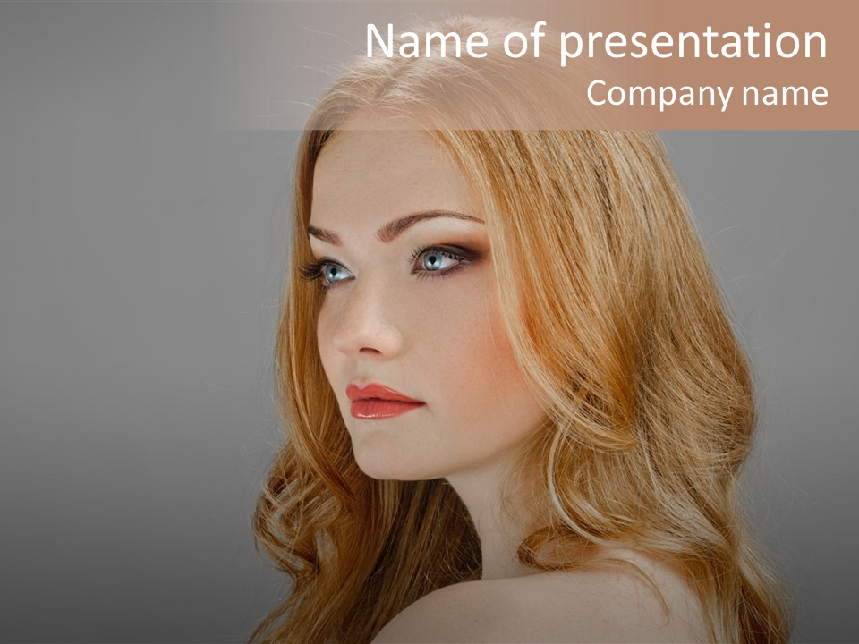 Hair Charm Attractive PowerPoint Template