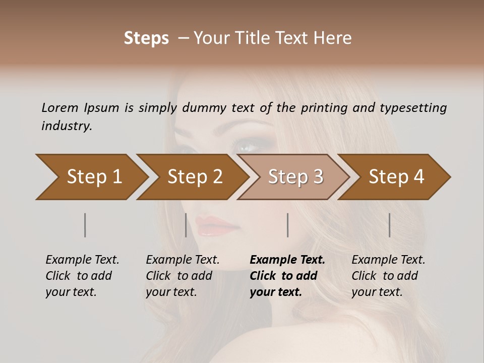 Hair Charm Attractive PowerPoint Template