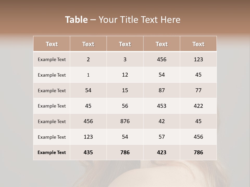 Hair Charm Attractive PowerPoint Template