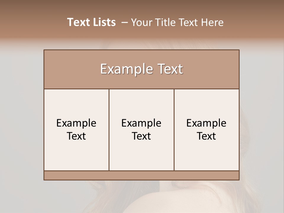 Hair Charm Attractive PowerPoint Template