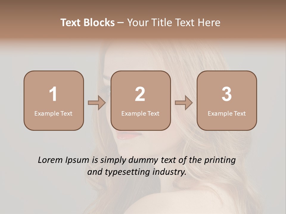 Hair Charm Attractive PowerPoint Template