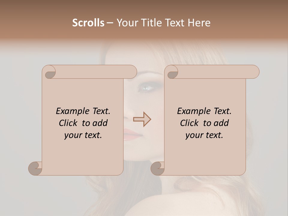 Hair Charm Attractive PowerPoint Template