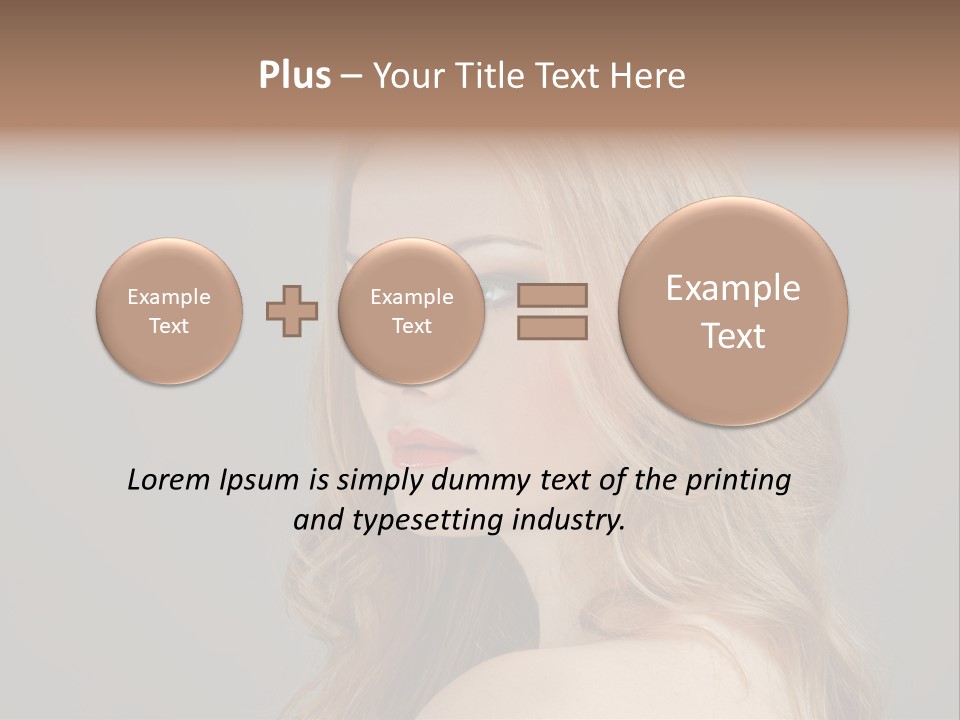 Hair Charm Attractive PowerPoint Template