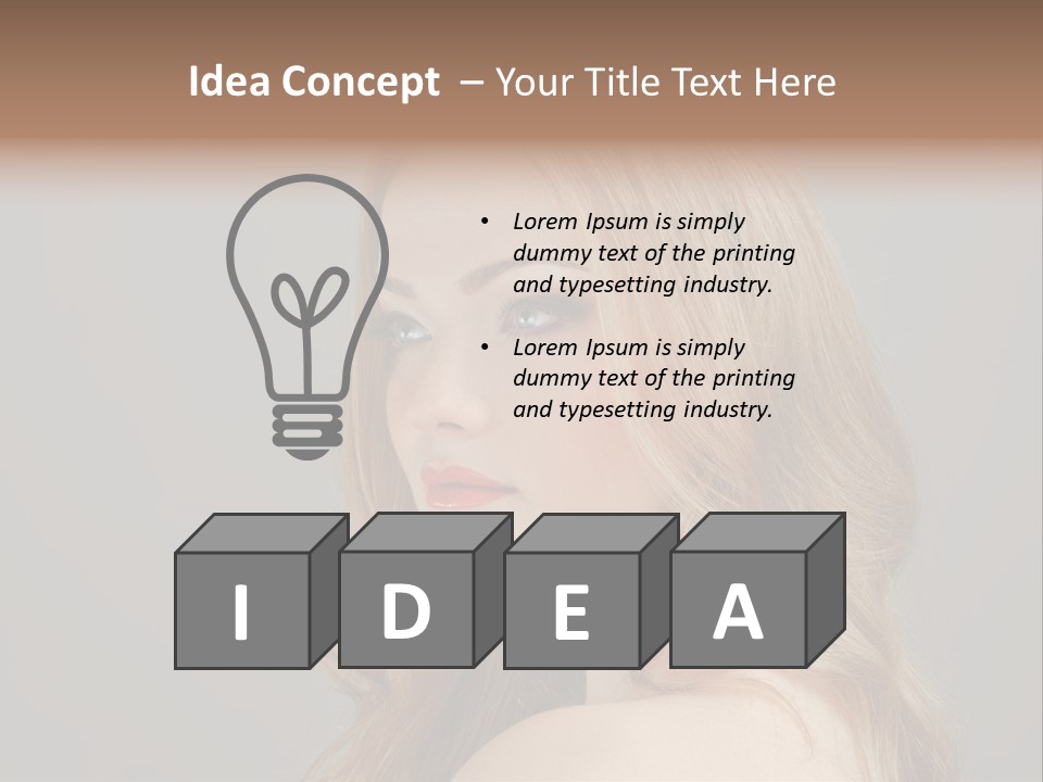 Hair Charm Attractive PowerPoint Template