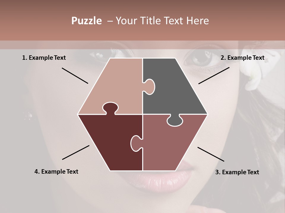 Adult Pretty Model PowerPoint Template