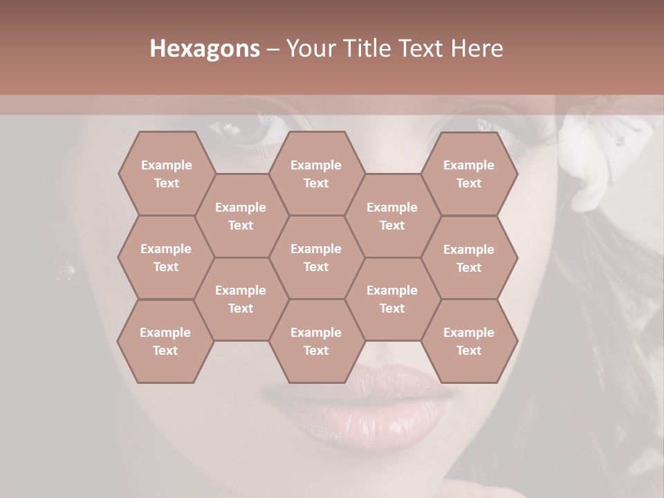 Adult Pretty Model PowerPoint Template