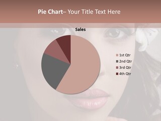 Adult Pretty Model PowerPoint Template