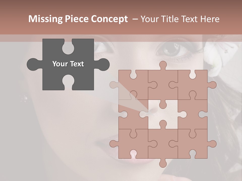 Adult Pretty Model PowerPoint Template