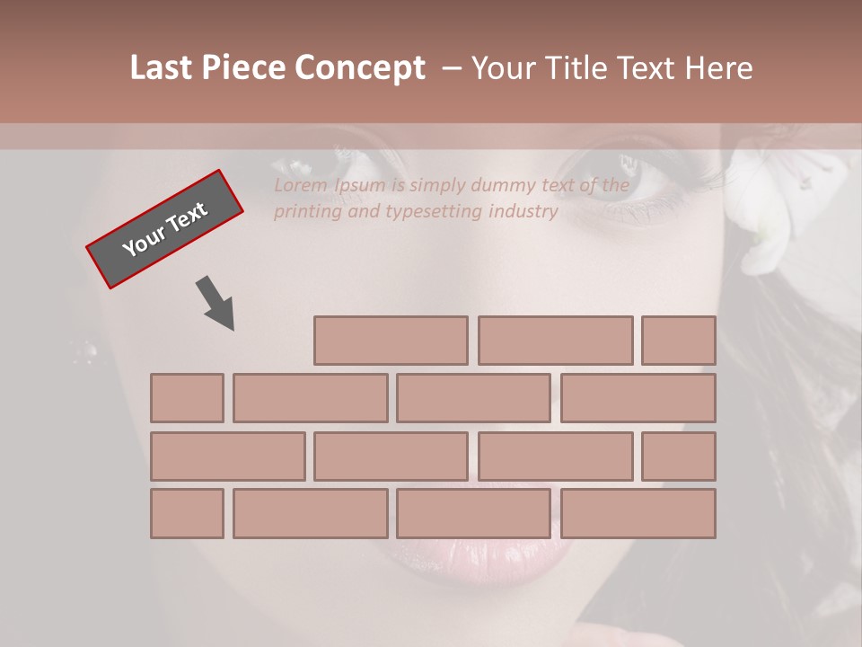 Adult Pretty Model PowerPoint Template