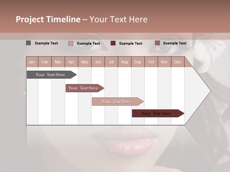 Adult Pretty Model PowerPoint Template