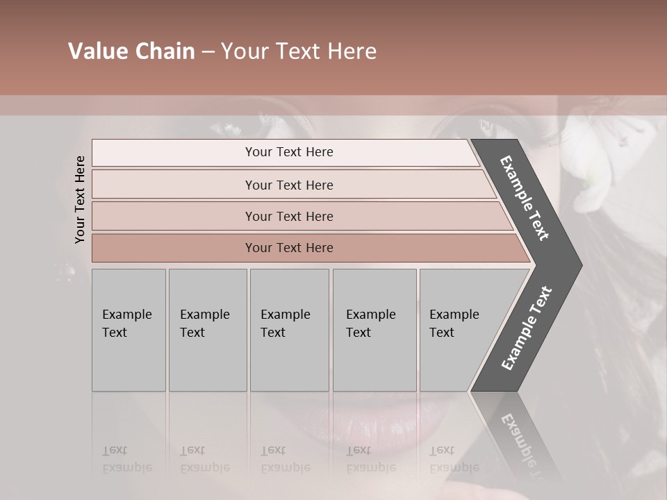 Adult Pretty Model PowerPoint Template