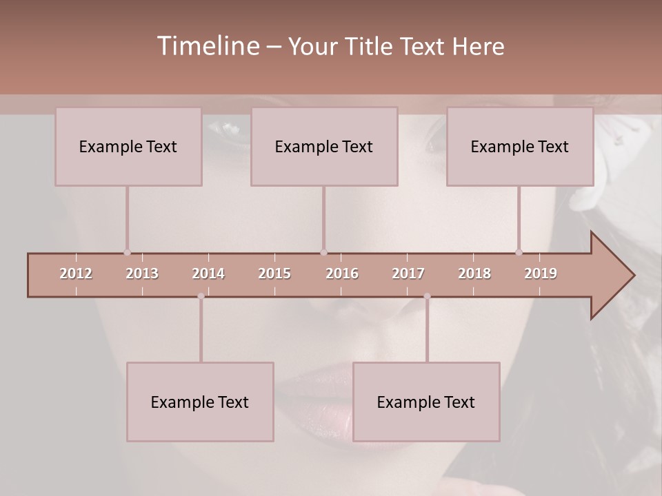 Adult Pretty Model PowerPoint Template