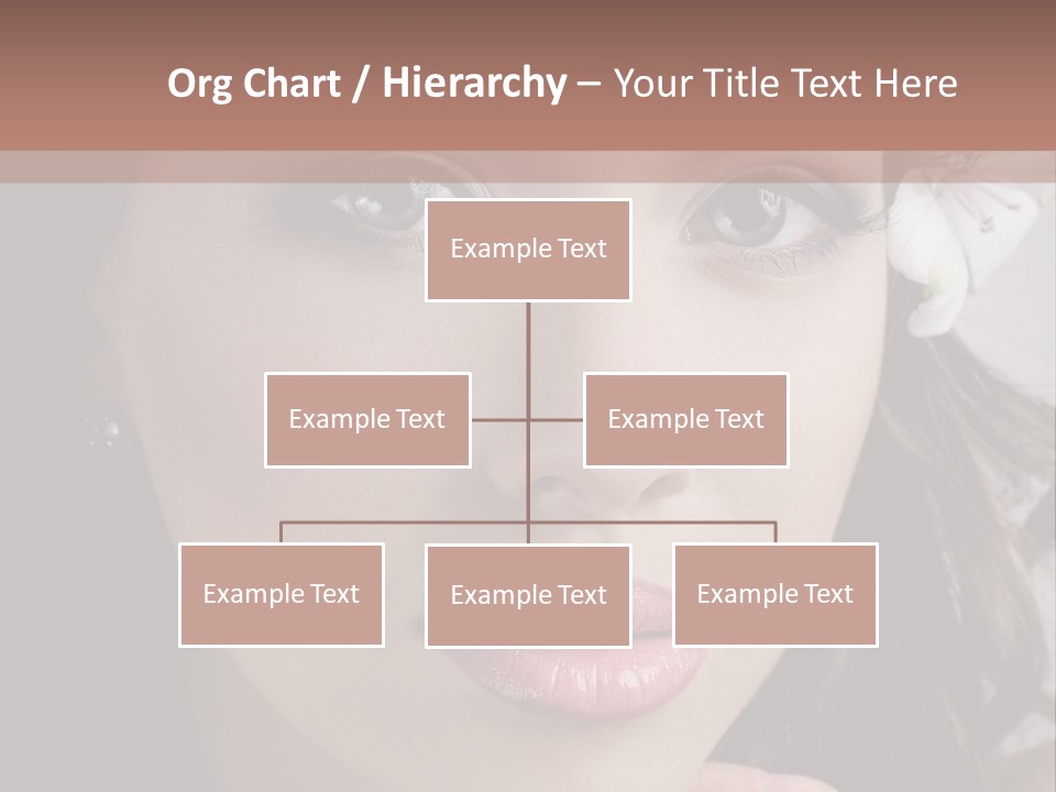 Adult Pretty Model PowerPoint Template