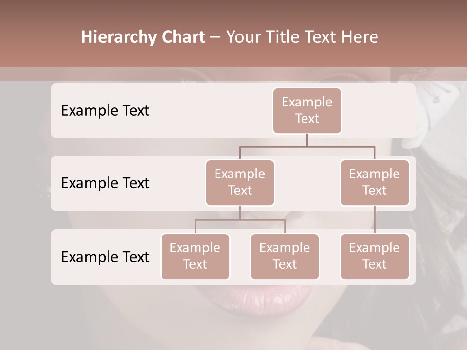 Adult Pretty Model PowerPoint Template