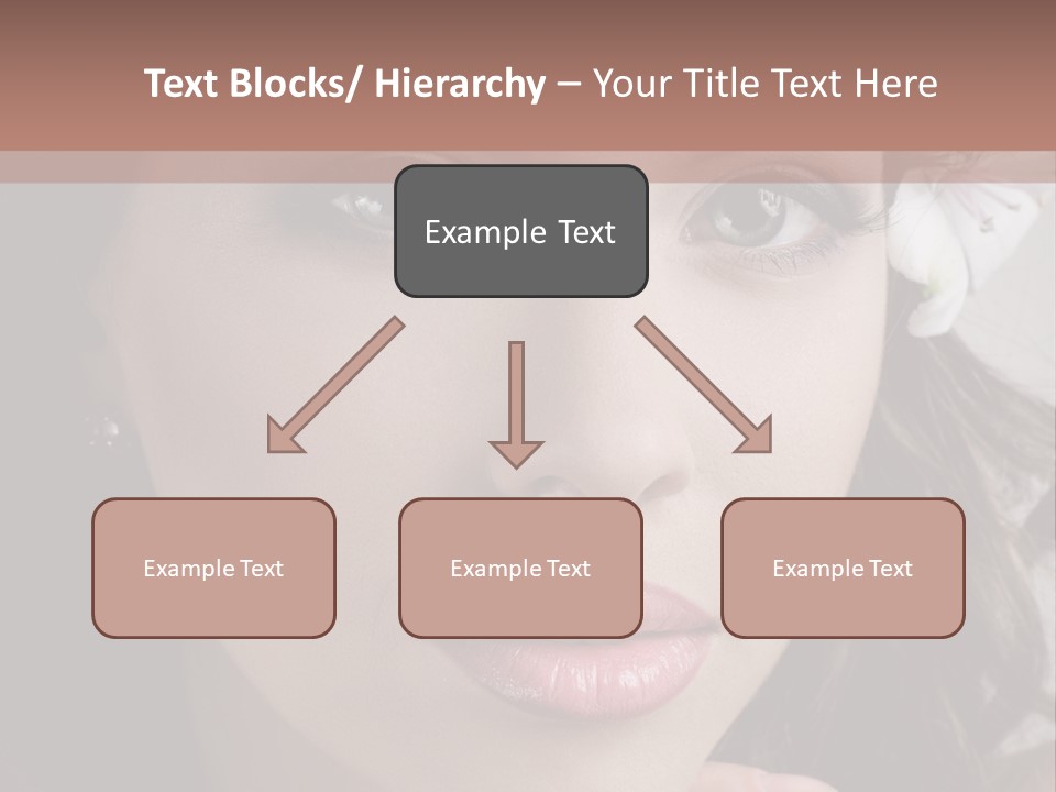 Adult Pretty Model PowerPoint Template