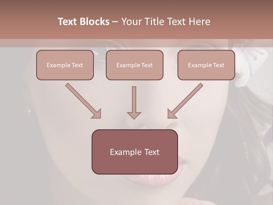 Adult Pretty Model PowerPoint Template