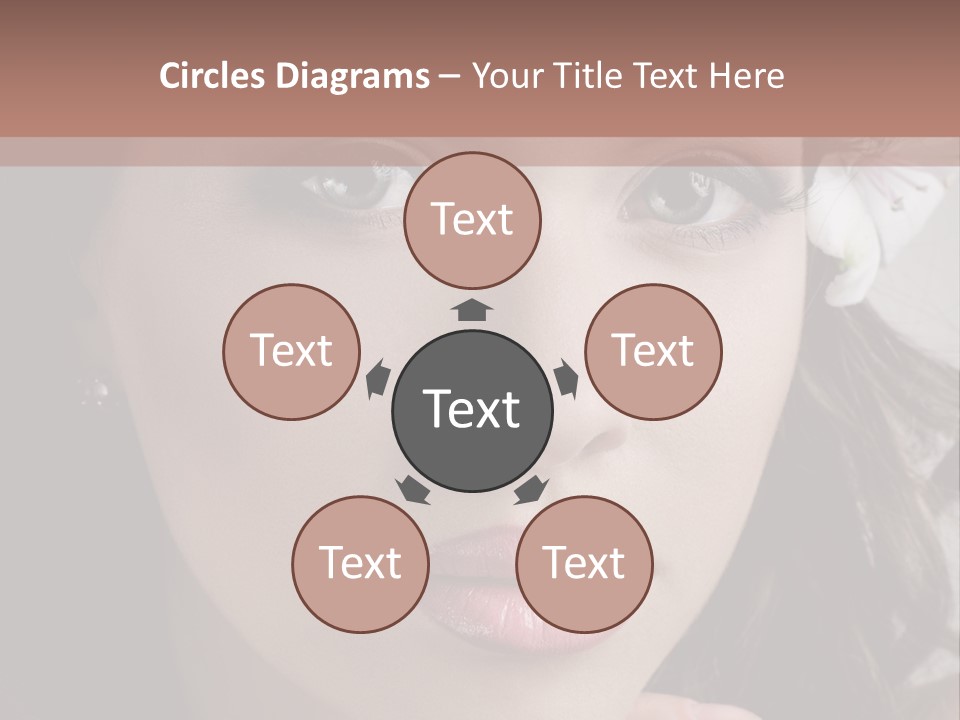 Adult Pretty Model PowerPoint Template