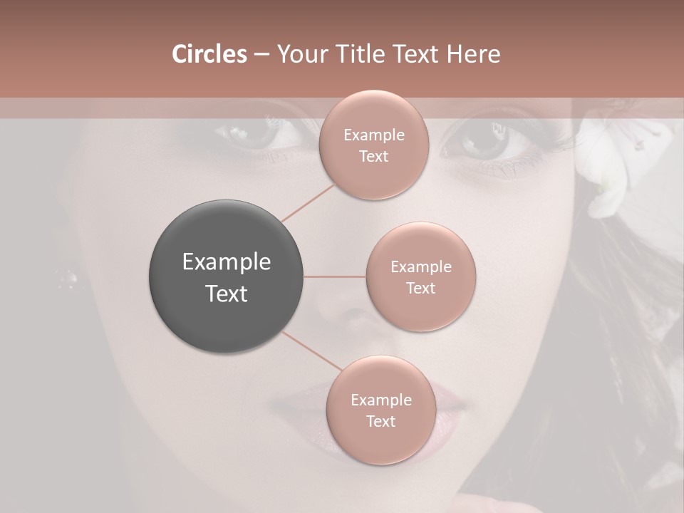 Adult Pretty Model PowerPoint Template