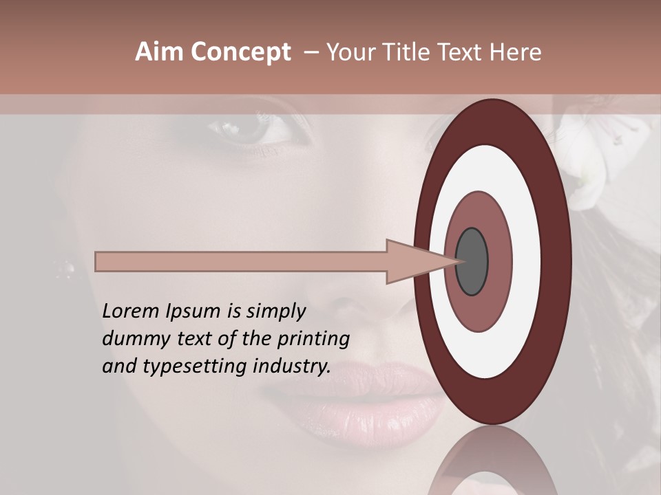 Adult Pretty Model PowerPoint Template