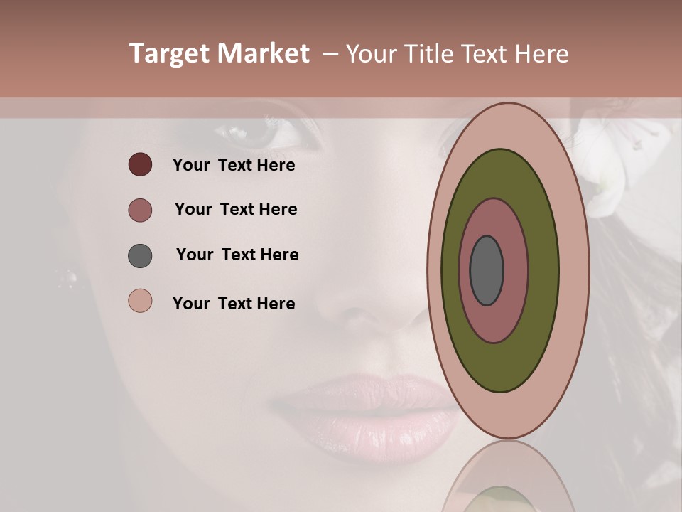 Adult Pretty Model PowerPoint Template