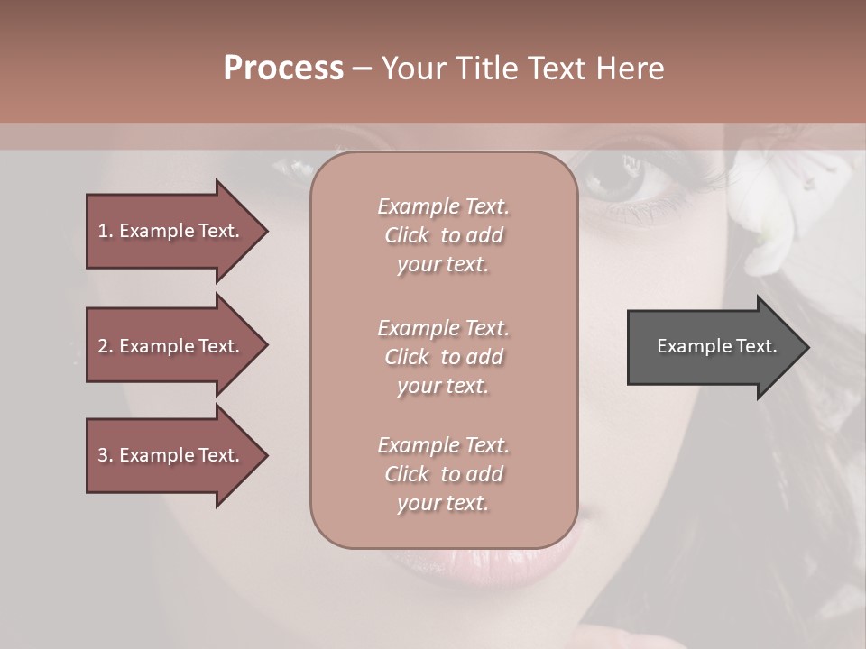 Adult Pretty Model PowerPoint Template