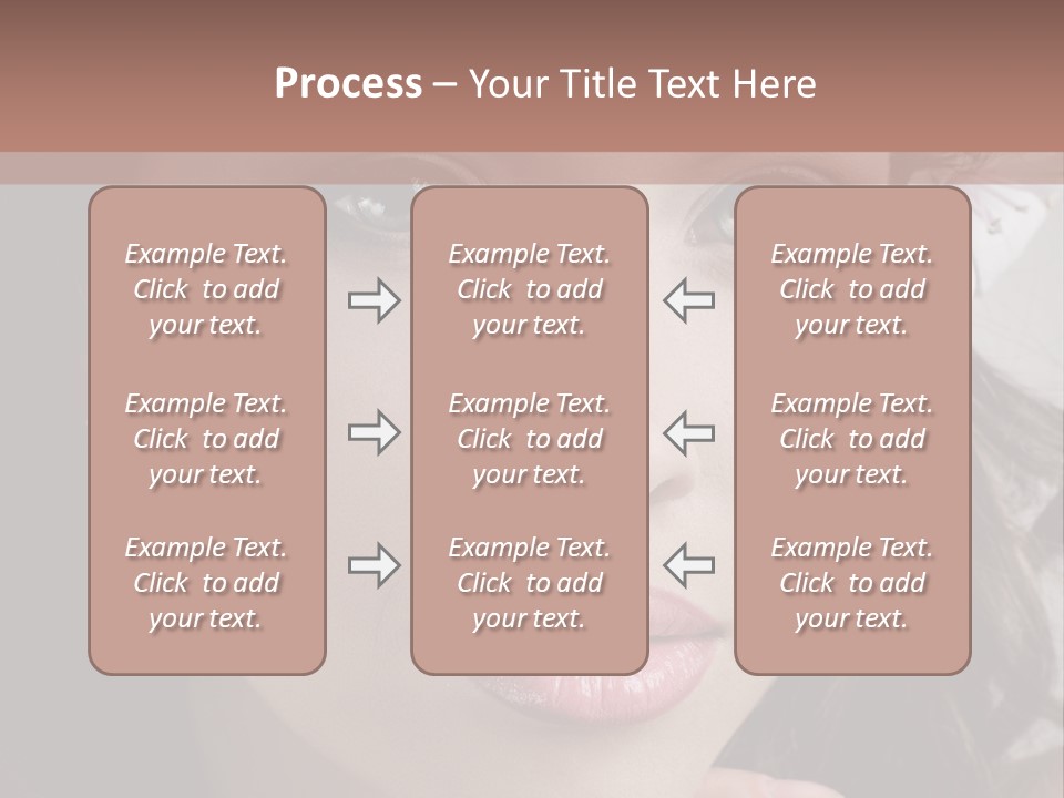 Adult Pretty Model PowerPoint Template