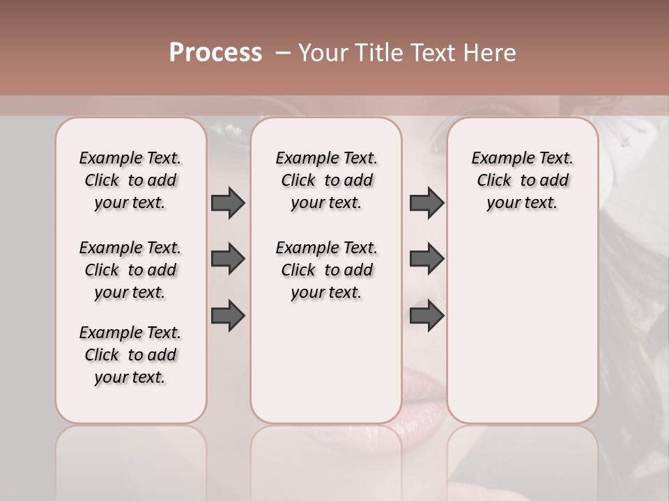 Adult Pretty Model PowerPoint Template