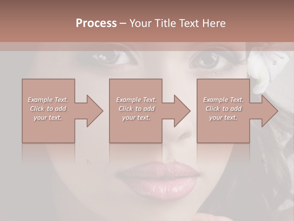 Adult Pretty Model PowerPoint Template