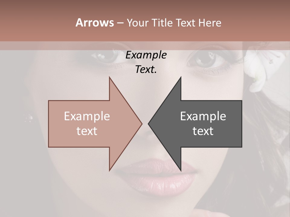 Adult Pretty Model PowerPoint Template
