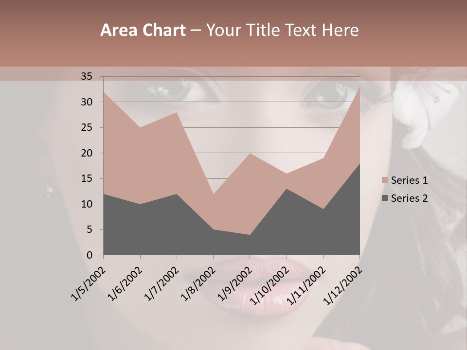 Adult Pretty Model PowerPoint Template