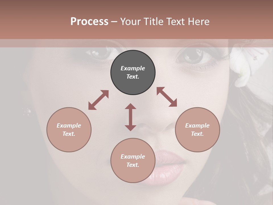 Adult Pretty Model PowerPoint Template