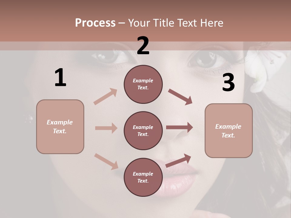 Adult Pretty Model PowerPoint Template