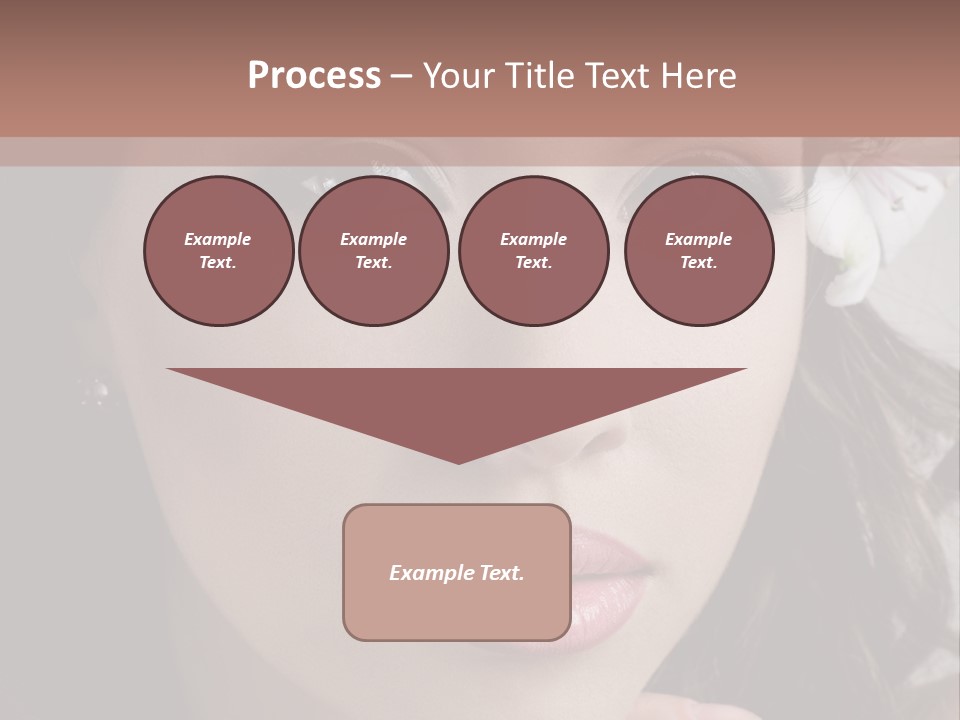 Adult Pretty Model PowerPoint Template