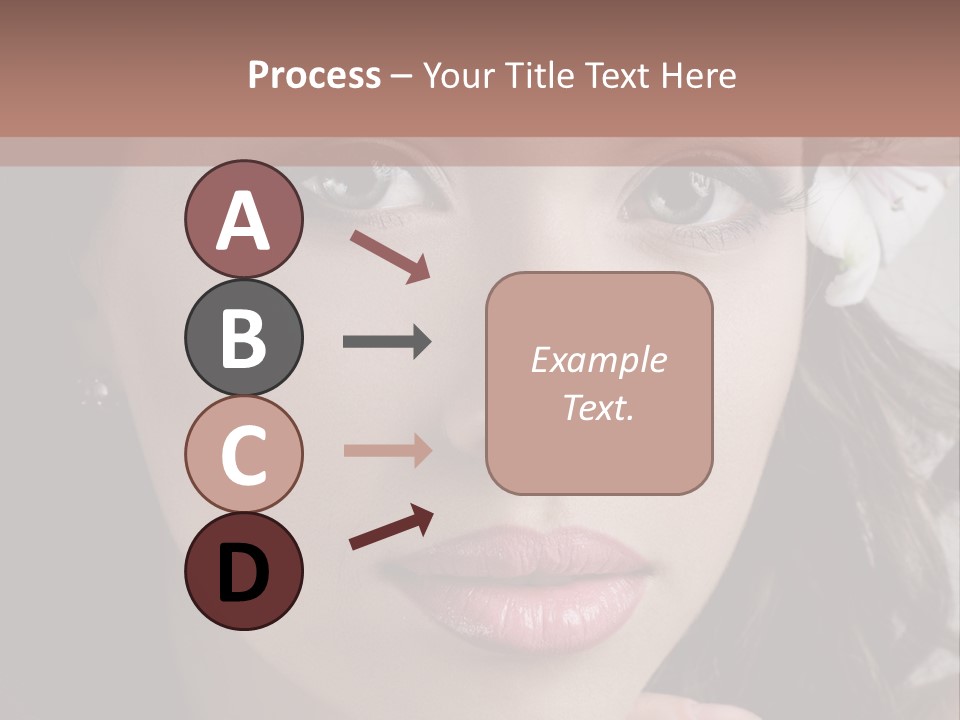 Adult Pretty Model PowerPoint Template
