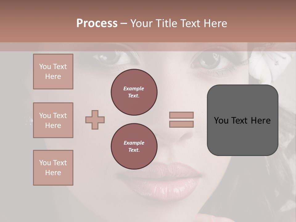 Adult Pretty Model PowerPoint Template