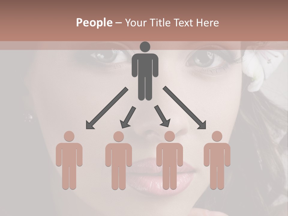 Adult Pretty Model PowerPoint Template