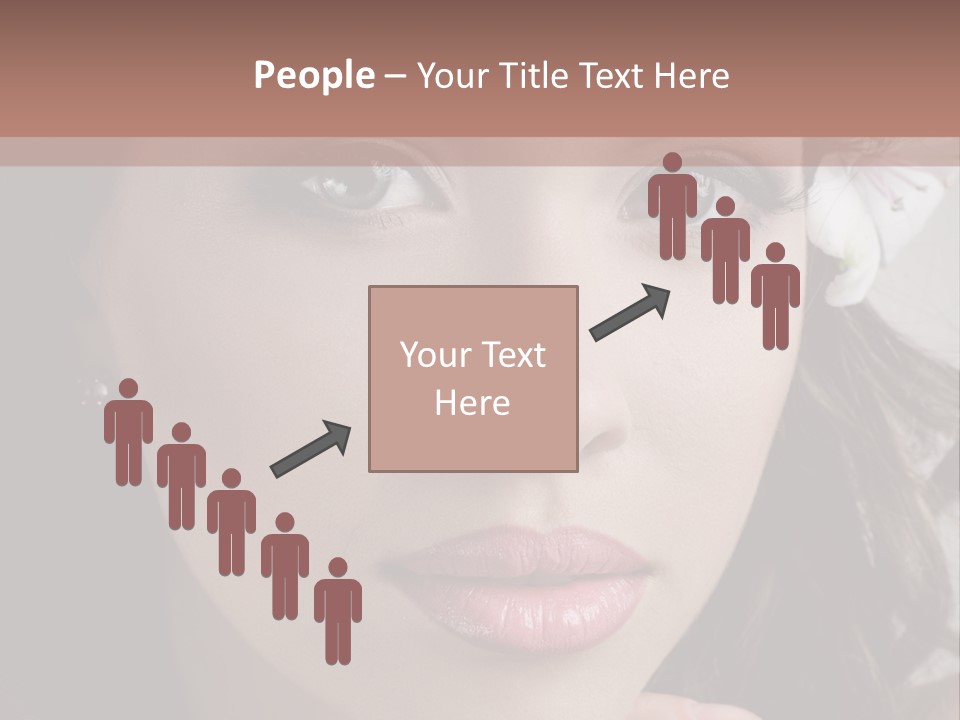 Adult Pretty Model PowerPoint Template
