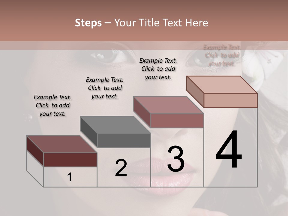 Adult Pretty Model PowerPoint Template
