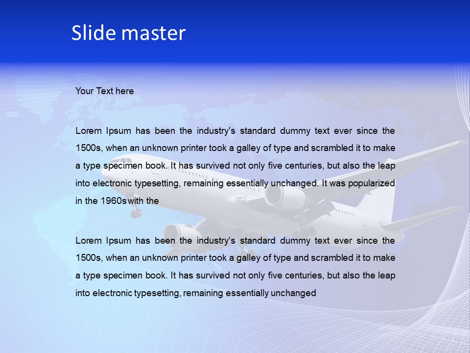 Hair Glasses School PowerPoint Template