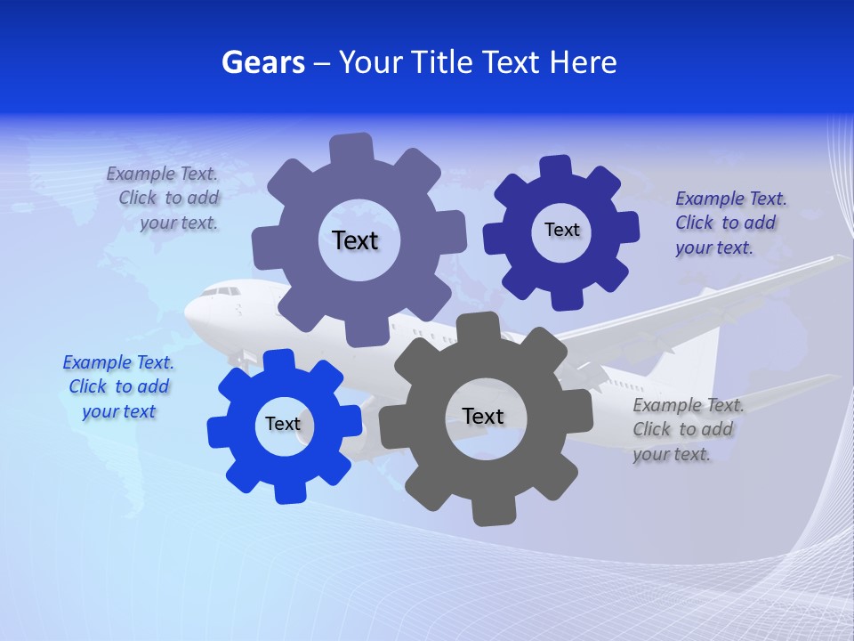 Hair Glasses School PowerPoint Template