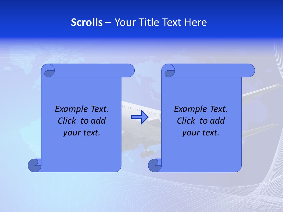 Hair Glasses School PowerPoint Template