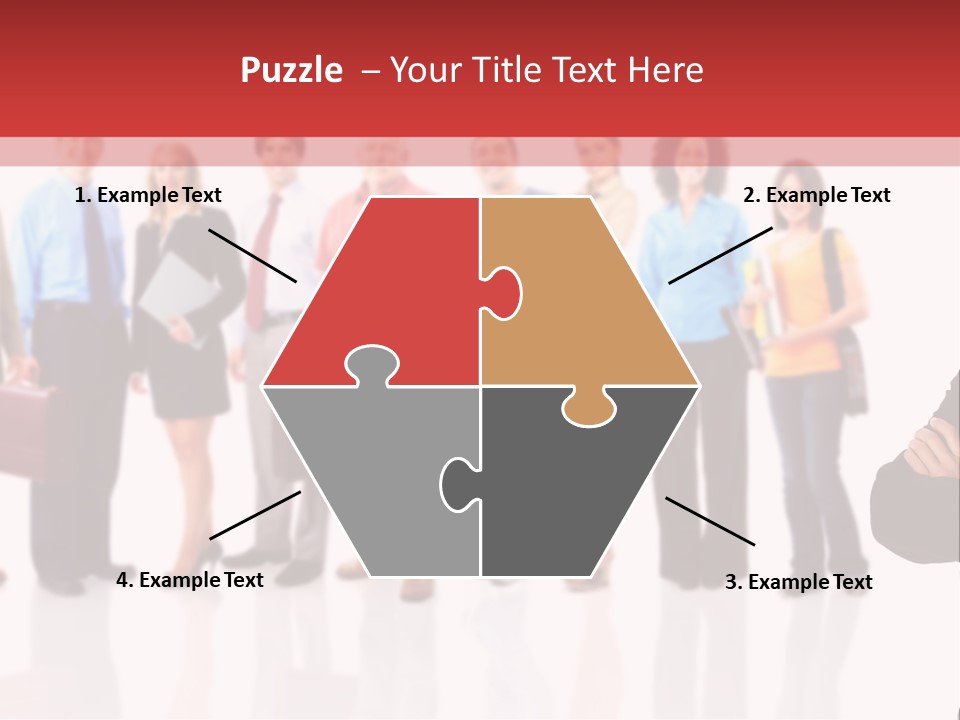 Smiling Teamwork S PowerPoint Template