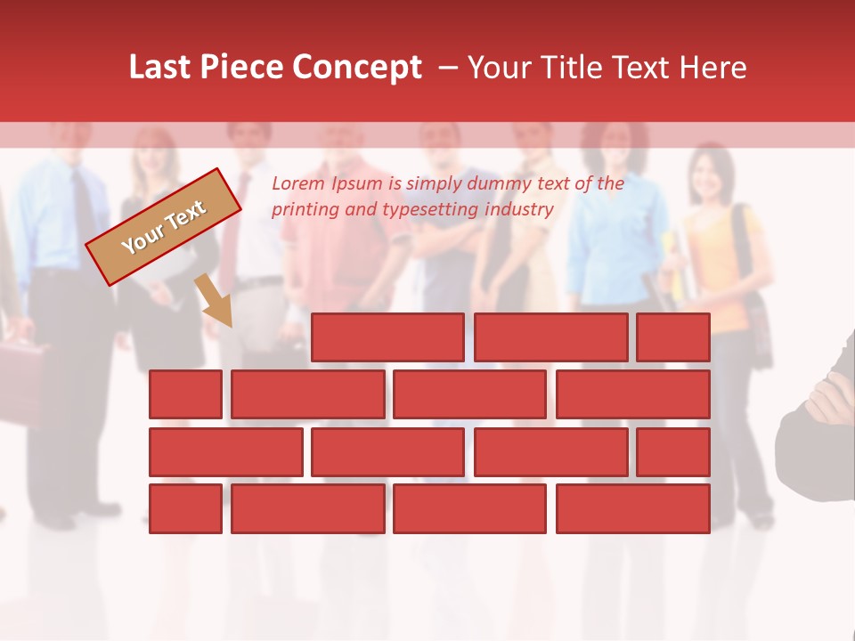 Smiling Teamwork S PowerPoint Template