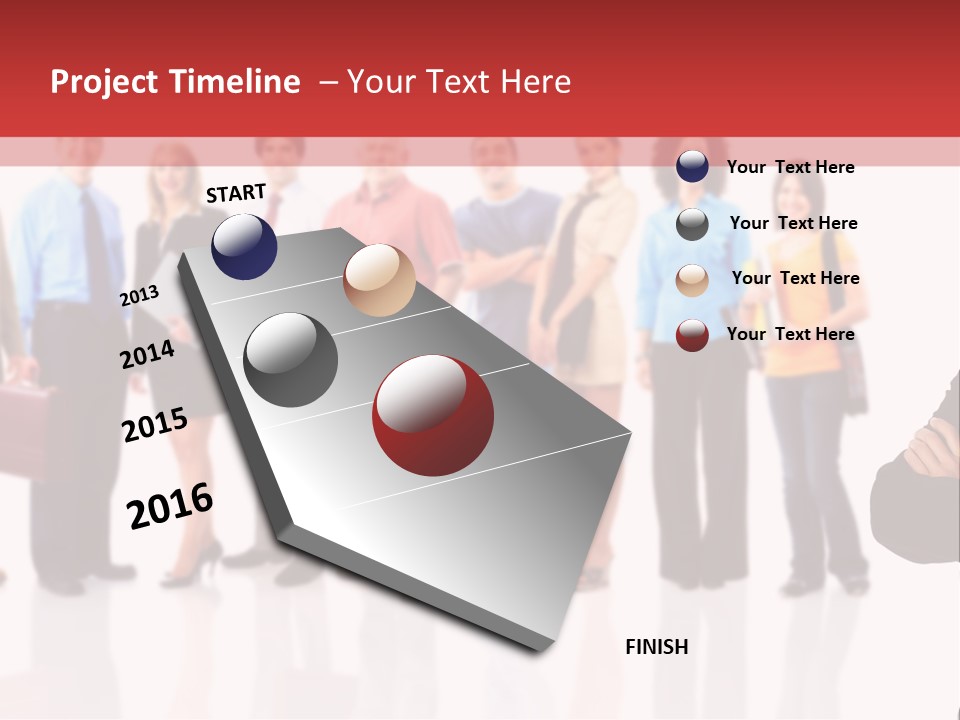 Smiling Teamwork S PowerPoint Template