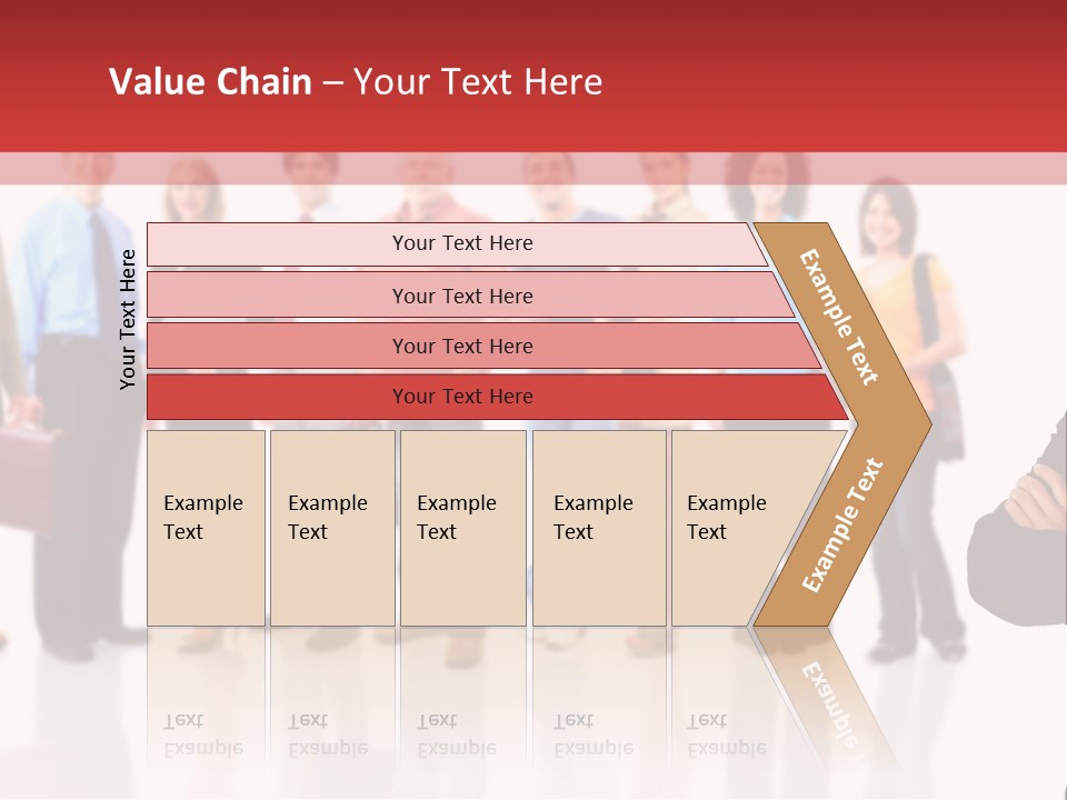 Smiling Teamwork S PowerPoint Template