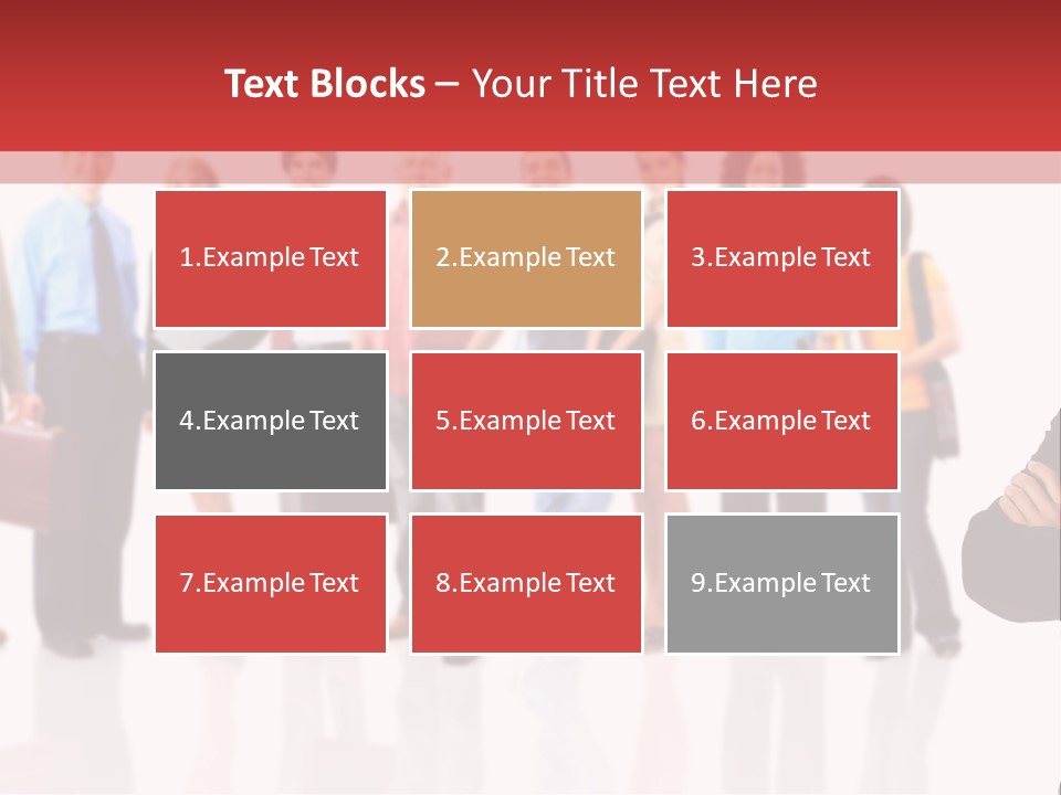 Smiling Teamwork S PowerPoint Template