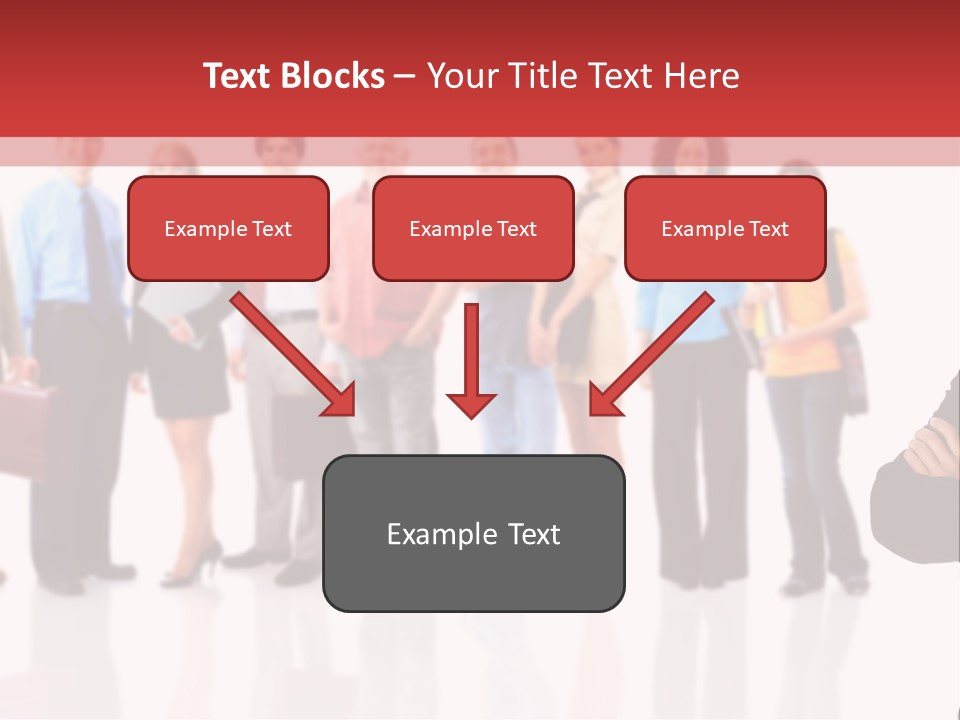 Smiling Teamwork S PowerPoint Template