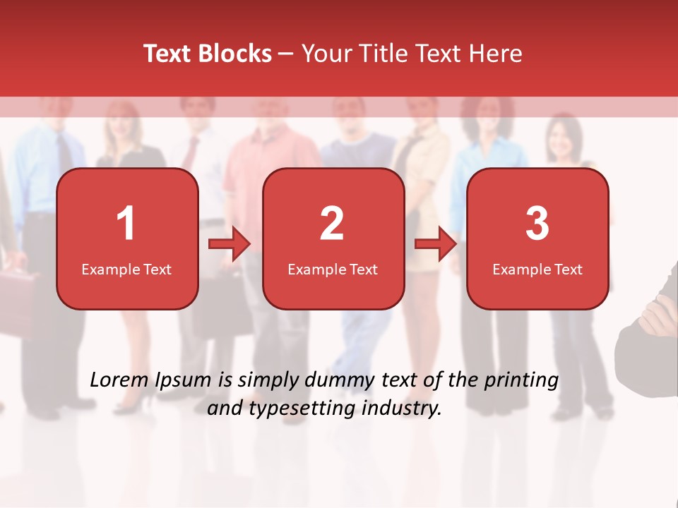 Smiling Teamwork S PowerPoint Template